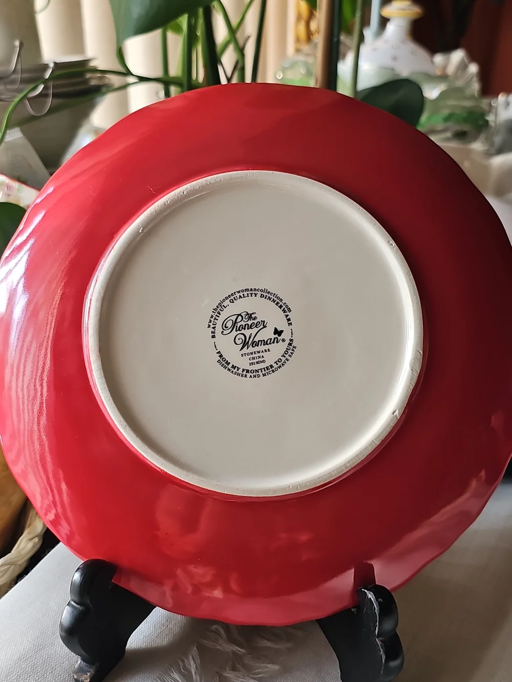 The Pioneer Woman Red Colorful Floral Stoneware 9